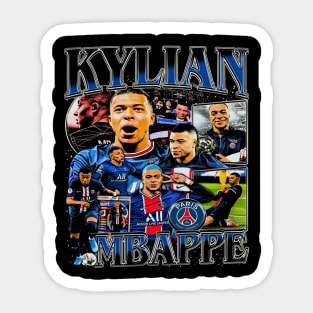Kylian Mbappe PSG Vintage Bootleg Sticker